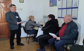 Щодо створення належних умов безбар’єрності для надання адміністративних послуг - під час проведення зустрічі у Яворівському ЦОП