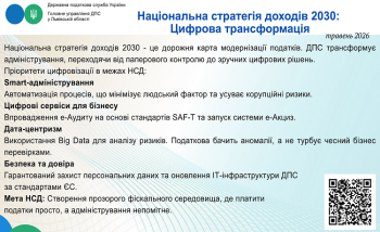 Національна стратегія доходів до 2030 року: Цифрова трансформація