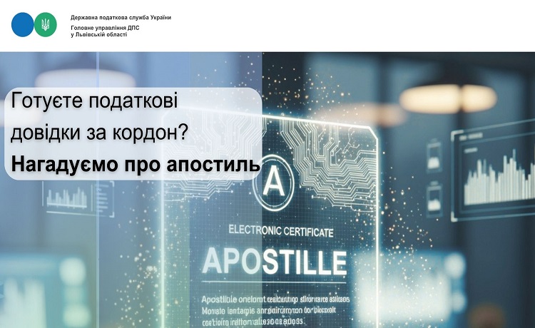 Готуєте податкові довідки за кордон? Нагадуємо про апостиль
