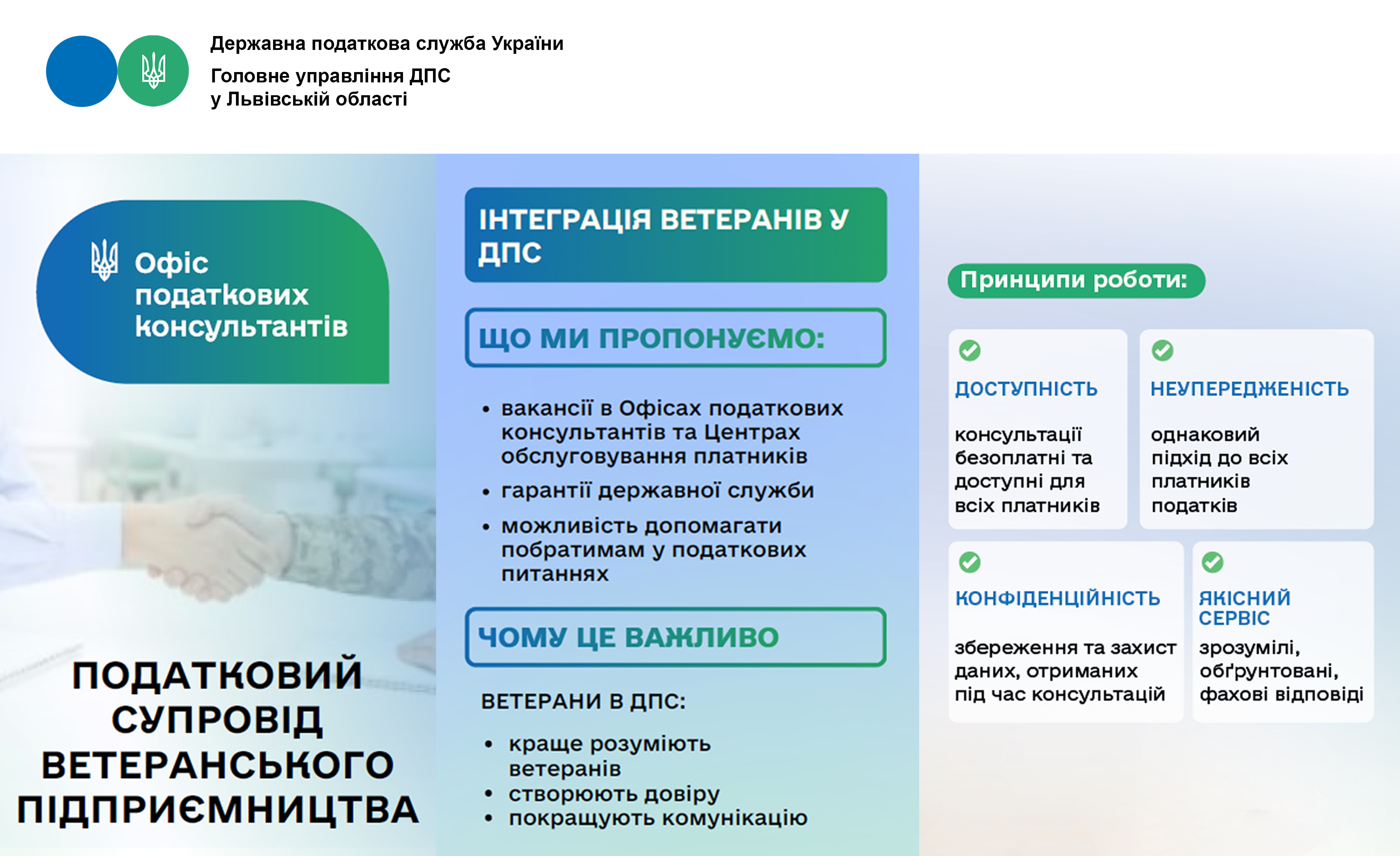 Податковий супровід ветеранського підприємництва