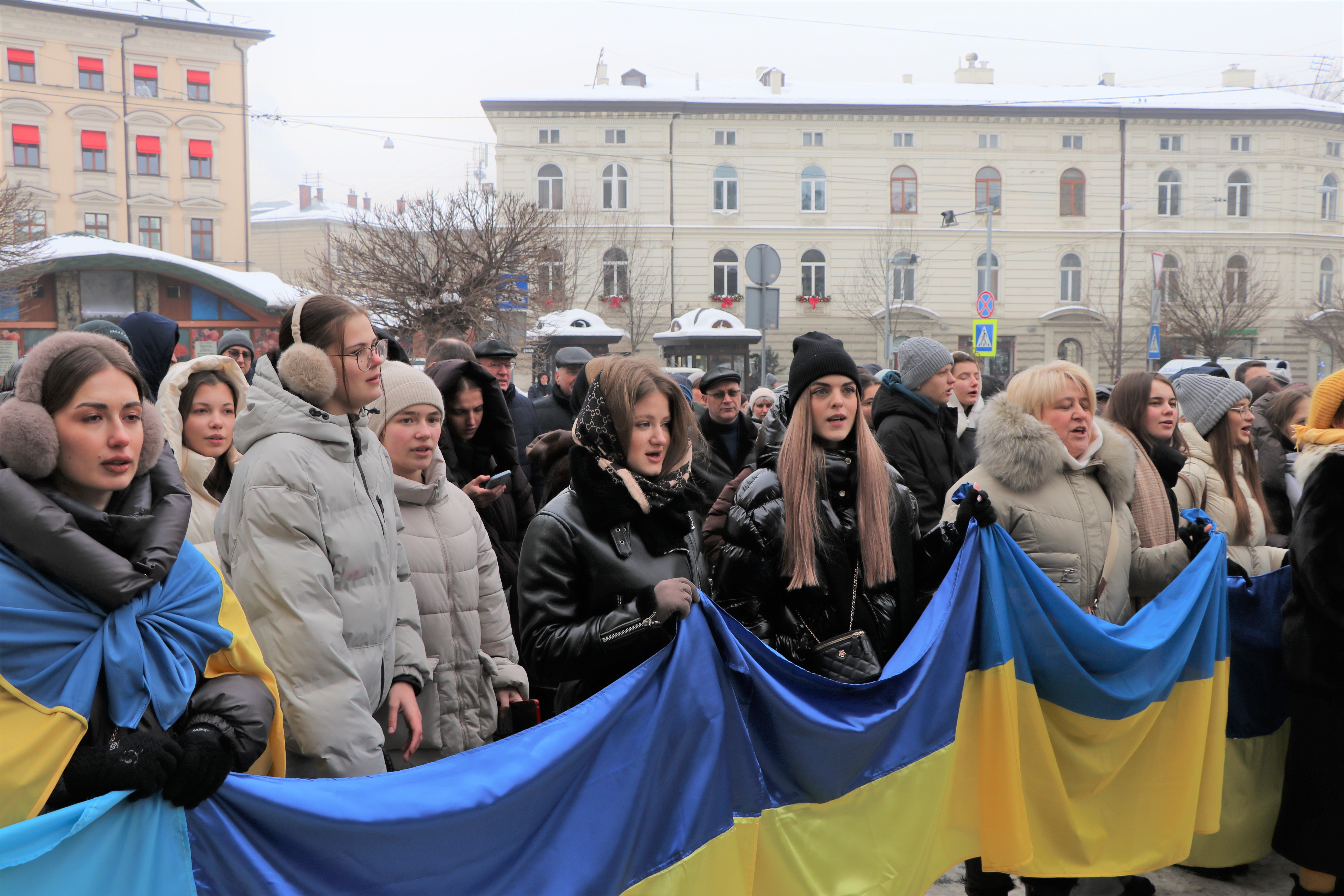 Заступник начальника Головного управління ДПС у Львівській області Ігор Лазорко взяв участь у заходах до Дня Соборності України. Фото № 1/0