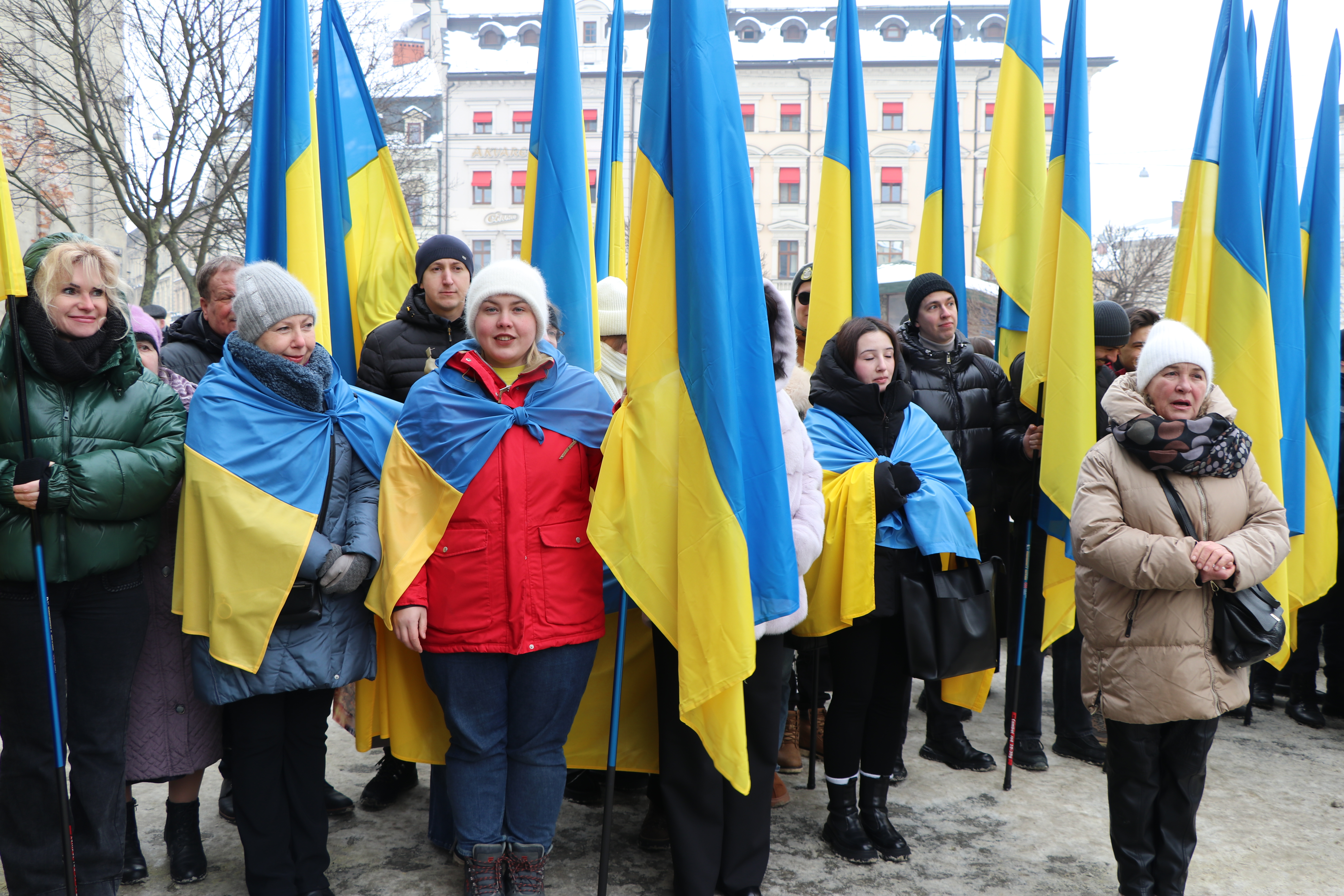 Заступник начальника Головного управління ДПС у Львівській області Ігор Лазорко взяв участь у заходах до Дня Соборності України. Фото № 3/2