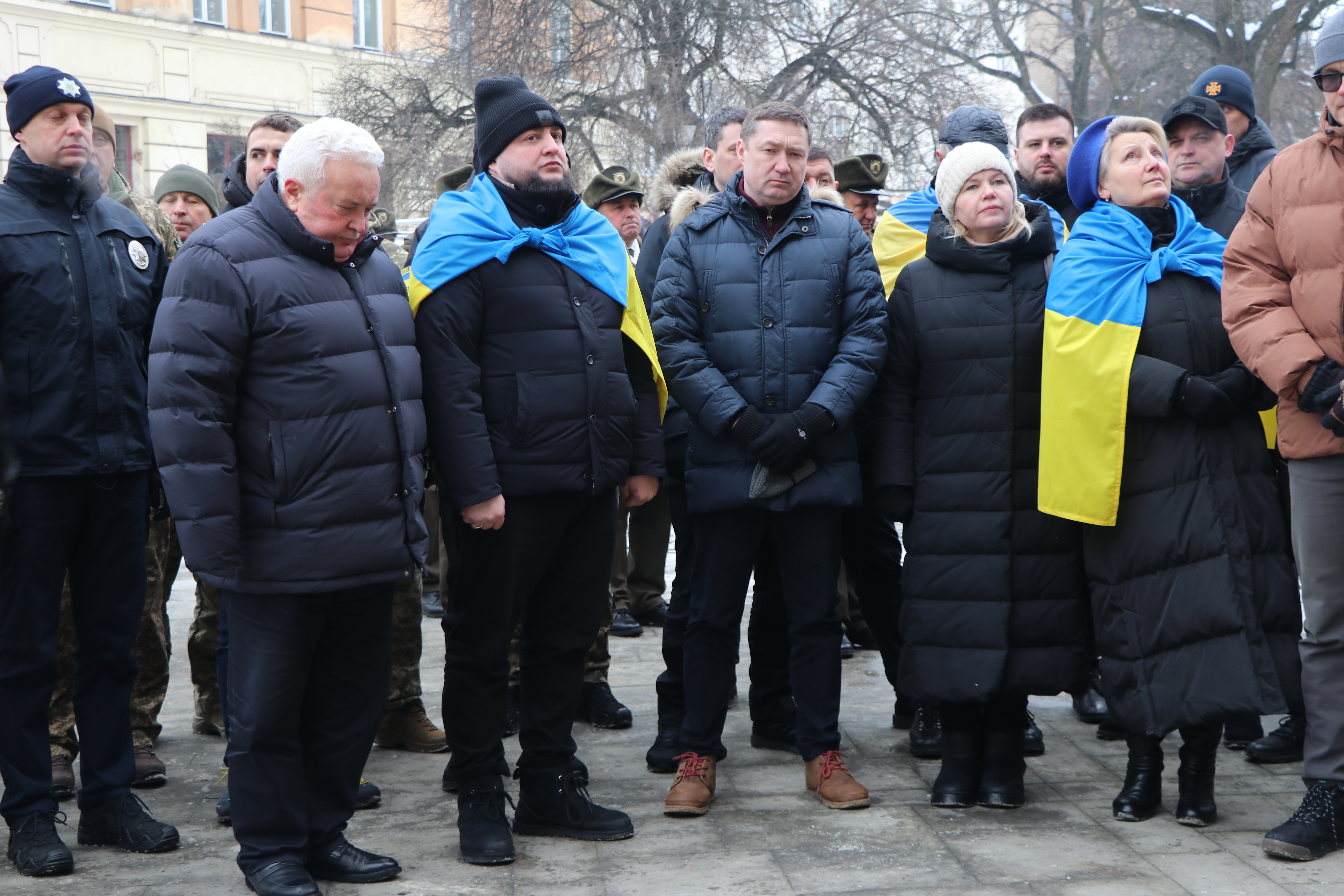Заступник начальника Головного управління ДПС у Львівській області Ігор Лазорко взяв участь у заходах до Дня Соборності України. Фото № 6/5