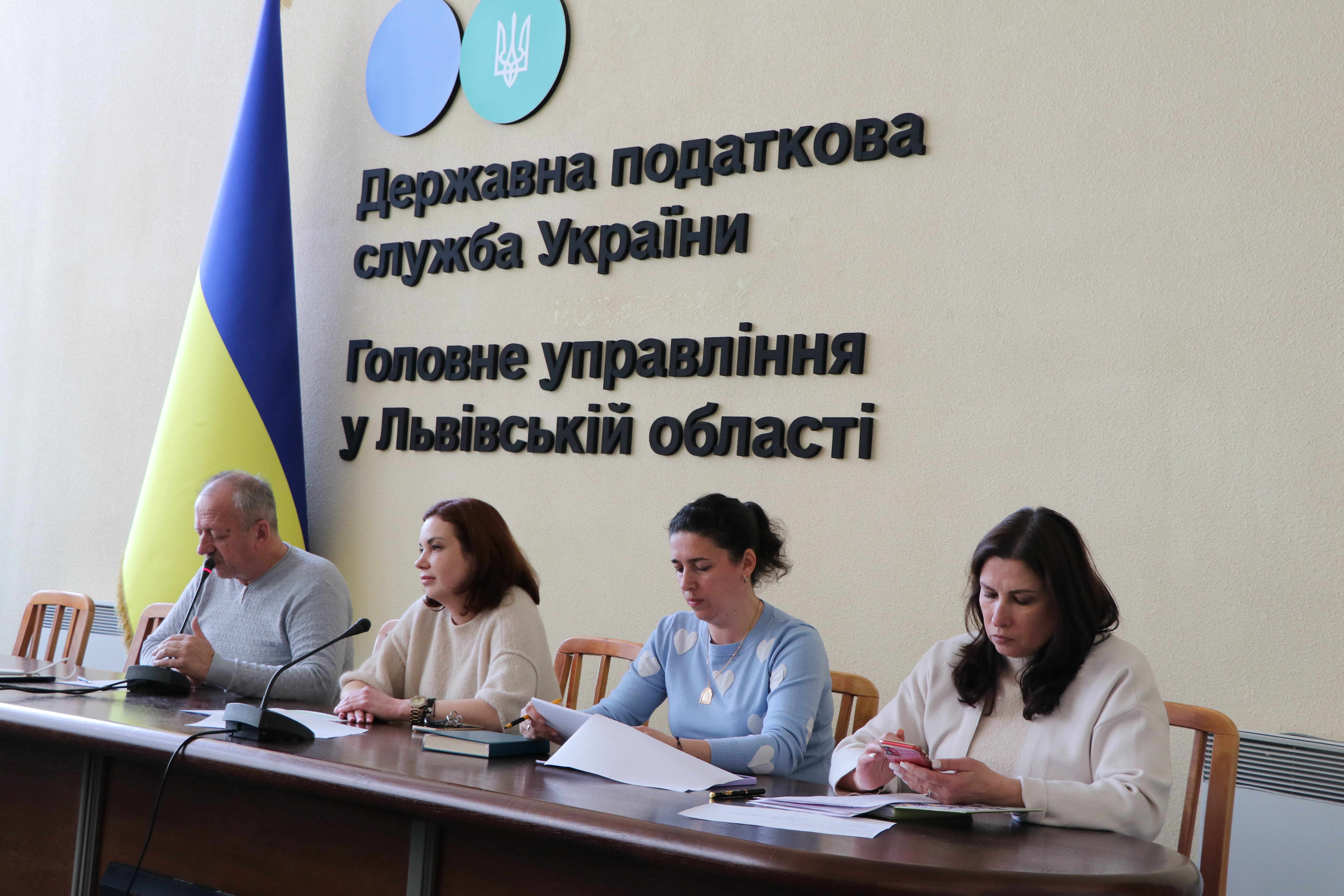 Засідання правління Громадської ради: розглянуто проблемні питання оподаткування, напрацювання питань для розгляду на черговому засіданні Громадської ради при ГУ ДПС у Львівській області. Фото № 2/1