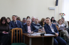 На засіданні Громадської ради начальник ГУ ДПС у Львівській області Микола Никитюк озвучив Публічний звіт про результати діяльності служби у 2025 році. Фото № 1/0
