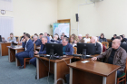 На засіданні Громадської ради начальник ГУ ДПС у Львівській області Микола Никитюк озвучив Публічний звіт про результати діяльності служби у 2025 році. Фото № 5/4