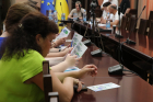 Податківці Львівщини обговорили з колективом ЛНУ ім. Івана Франка актуальні питання майнового оподаткування та електронних сервісів. Фото № 3/2