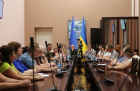 Податківці Львівщини обговорили з колективом ЛНУ ім. Івана Франка актуальні питання майнового оподаткування та електронних сервісів. Фото № 5/4